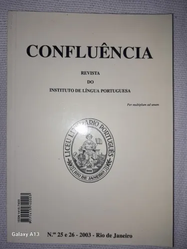 Livro CONFLUÊNCIA *Revista Do Instituto De Língua Portuguesa.