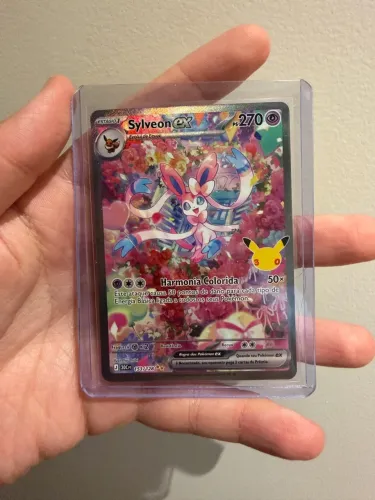 Pokémon tcg Celebração de 30 anos Sylveon ex (153/128) português NM