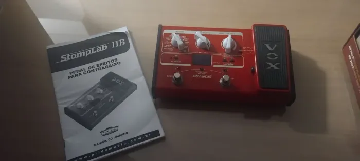 Pedal vox stomp lab 2b para baixo