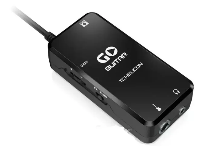 Interface de Áudio TC Electronic GO GUITAR p/ Guitarra e Baixo Preto