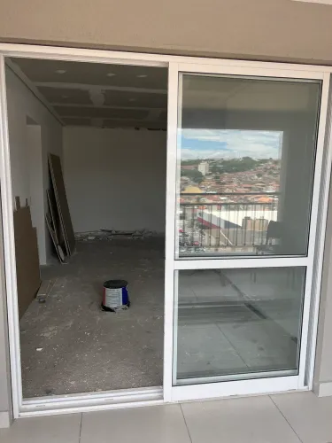1 Portas Balcão 2 folhas alumínio e vidro 