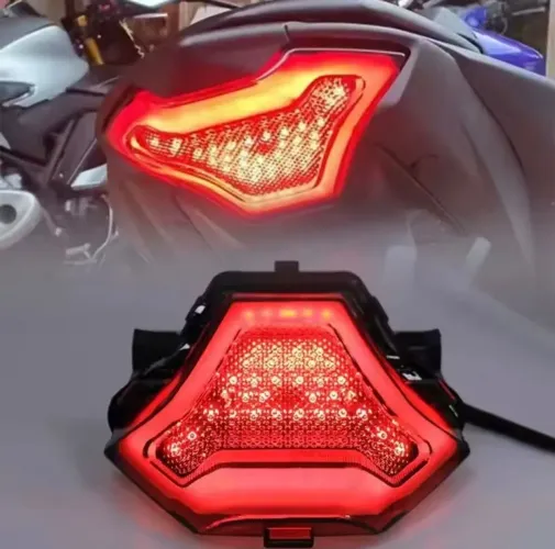 Lanterna traseira mt03 r3 mt07 em led