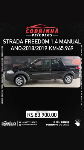 Fiat Strada Freedom 1.4 Flex 8V CD 2019