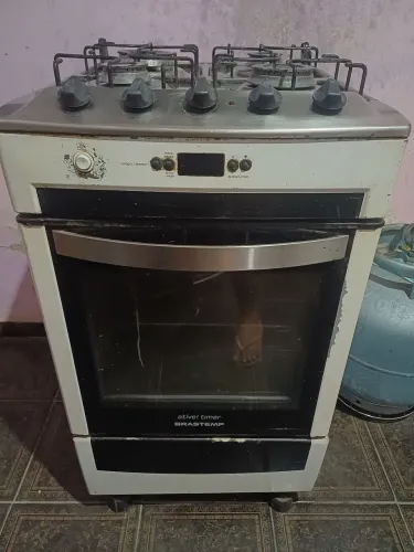Fogão funcionando tudo