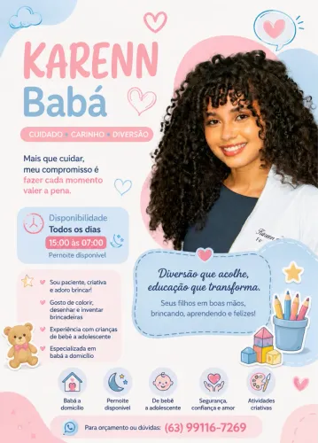 Babá disponível