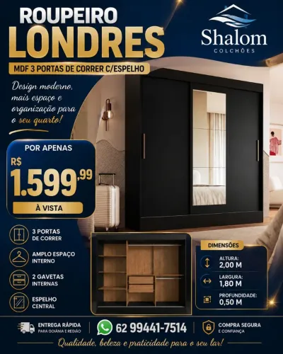 Guarda roupa Casal