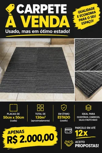 Carpete 50x50 130m2