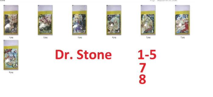 Dr. Stone "Primeira Edição" (1-5, 7, 8) | MANGÁ