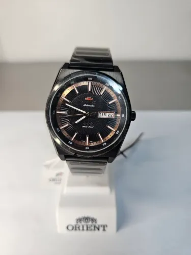 Relógio Automático Aço Preto Orient