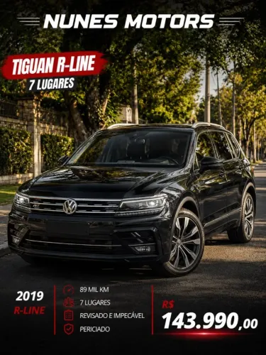 Volkswagen Tiguan Allspac R-line 350 TSI 2.0 4X4 2019