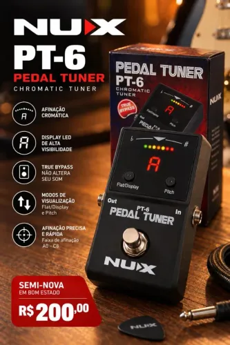 Pedal túnel afinador
