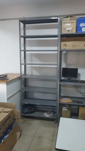 Prateleiras industrial Super reforçada para 500kg usada