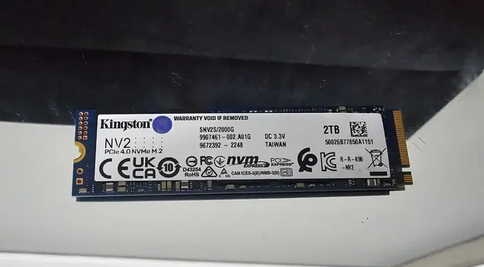 SSD kingstone 2TB NVME m.2