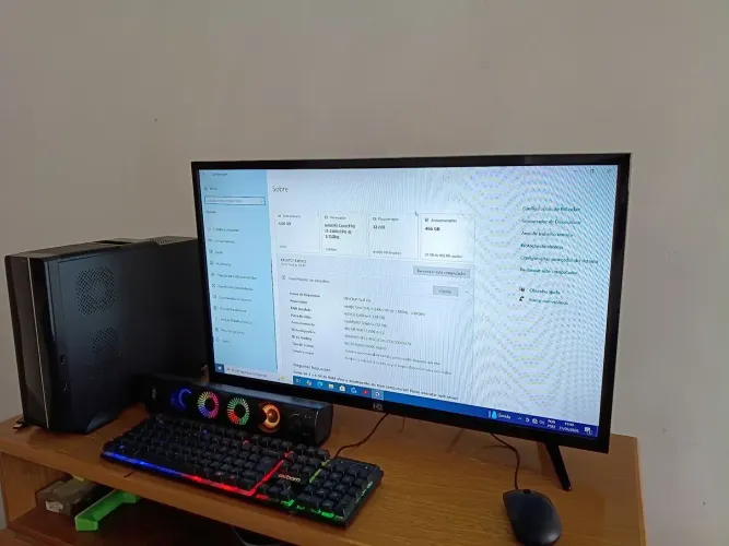Computador com monitor TV 32 POLEGADAS 