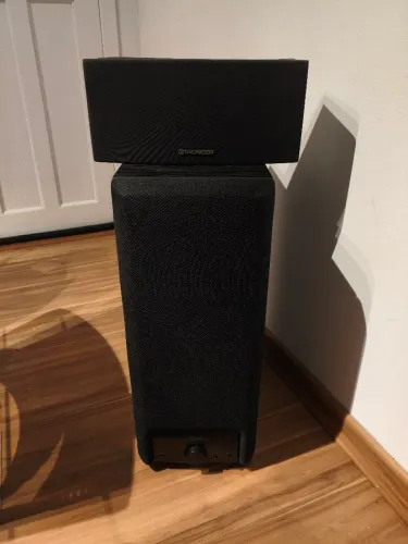 Sub ativo Pioneer + caixa central Pioneer 