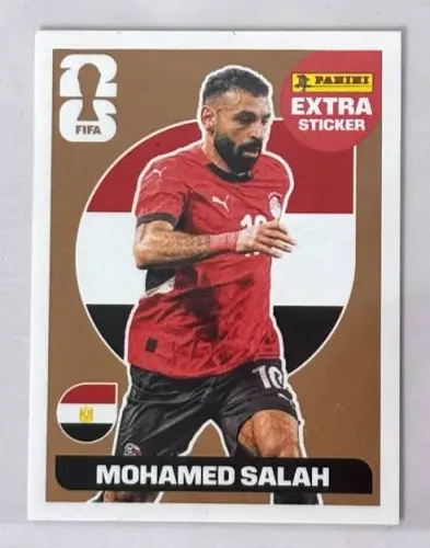 Mohamed Salah - Figurinha Extra Legend Bronze da Copa do Mundo 2026