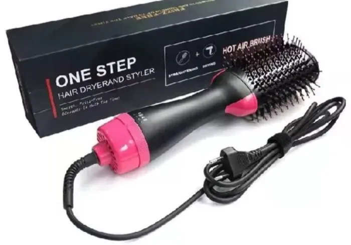Escova de cabelo elétrica usada 1 vez 