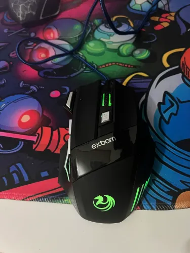 Mouse Gamer Para Jogo 3.200 Dpi Óptico Com Led Rgb