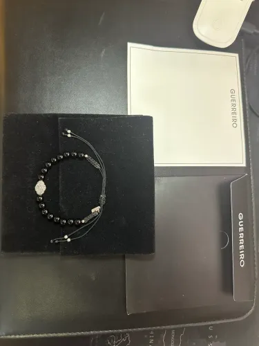 Pulseira Prata 925 com pingente cravado de diamantes - Joalheiras Guerreiro - Oscar Freire
