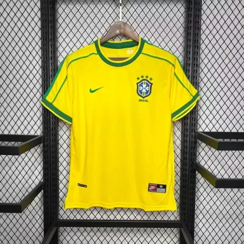 Camisa Retrô do Brasil amarela 98