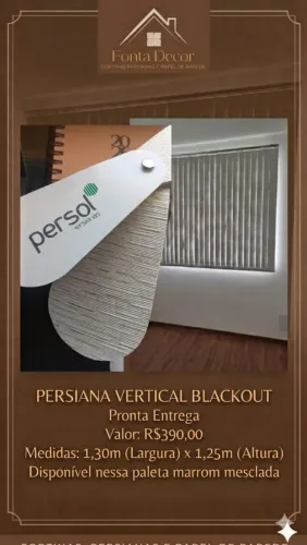 Persiana vertical nova