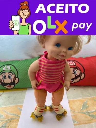 Boneca Patinadora Mattel