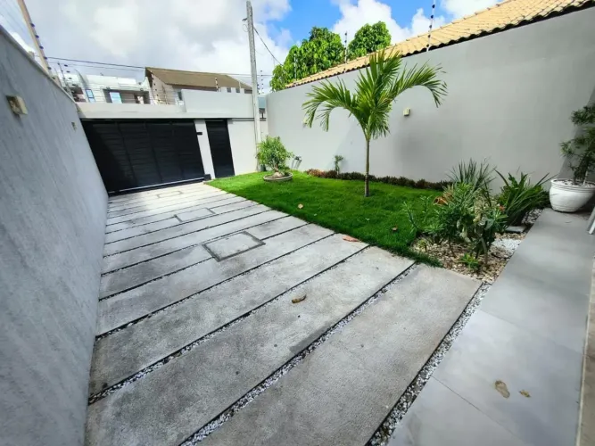 Casa Duplex Moderna | 177m² em Porcelanato | 4 Suítes