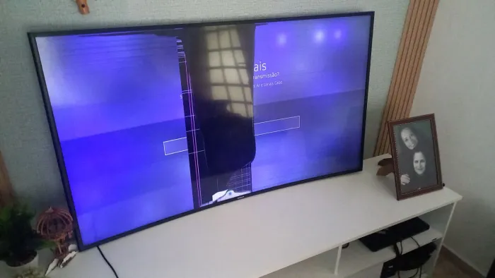 Tv samsung 55 polegadas display quebrado