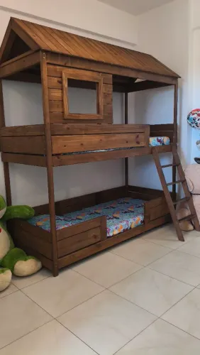 Vende-se cama beliche wood home Tok & Stok