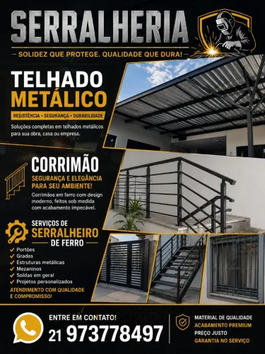 Precisando de serviço de serralheiro vem chama