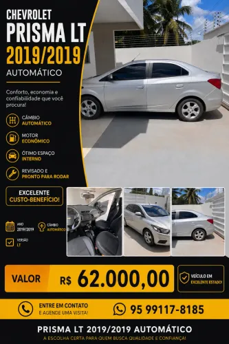 Chevrolet Prisma Sed. LT 1.4 8V Flexpower 4P Aut. 2019