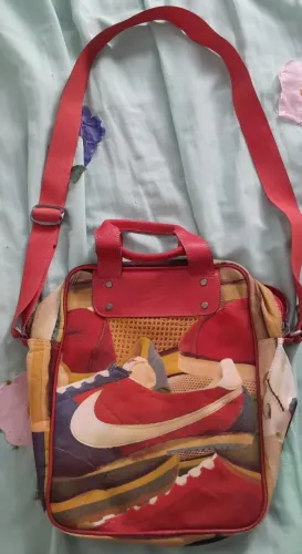 Bolsa vintage Nike Haute Shoe Print Club Bag - Original