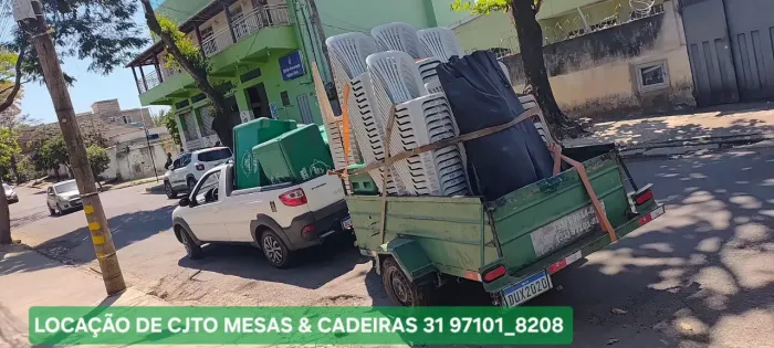 AAluguel de CJTO Mesas e Cadeiras / Tendas