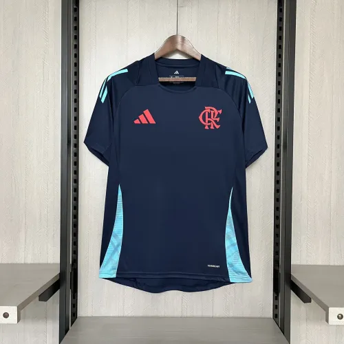 Camisa Flamengo Treino 25/26 Azul Escuro Masculina