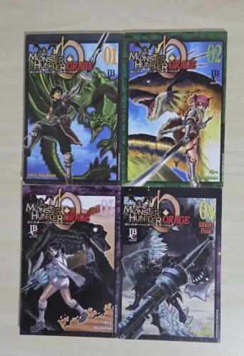 Mangá Monster Hunter Orage (Completo) - Vol. 1 ao 4