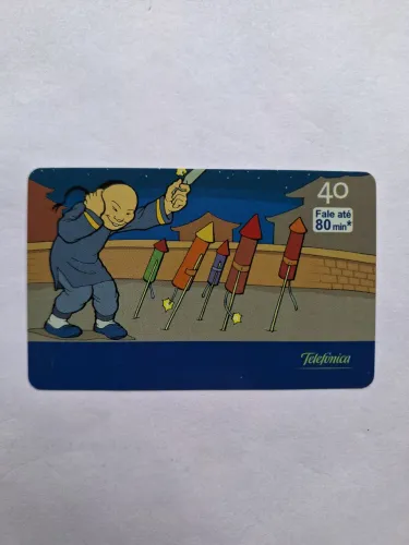 Cartão Telefônico Telefonica Ano Novo ano 2003