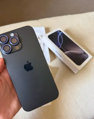 iPhone 16 Pro Max 256GB - Única Dona (Impecável + Brindes)