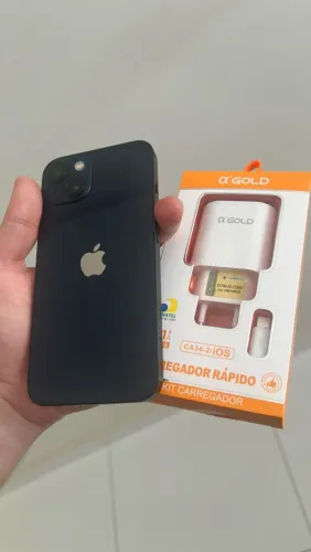 iPhone 13 Preto 128GB Semi Novo 100% Bateria