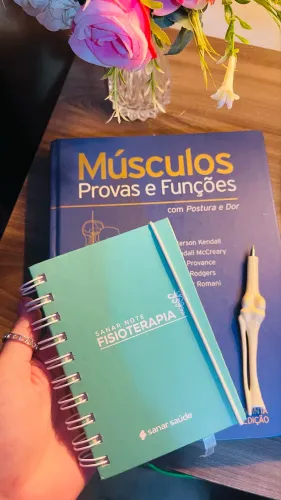 Livro Kendall 5ª edição + Sanar Note. Kit estágio de fisioterapia SEM ANOTAÇÕES