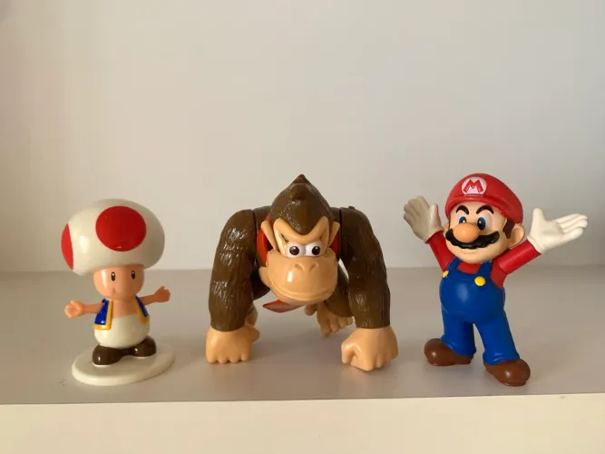 Coleção super mario, toad e donkey kong