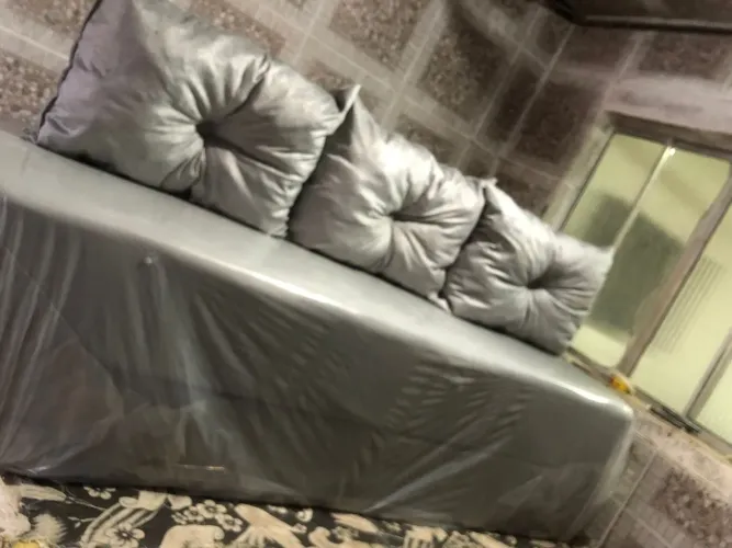 Sofa cama 3 almofadas de fábrica