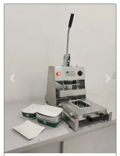 Seladora Térmica c/ 02 Gabaritos + 1.000 bandejas variadas (Plásticas e papel cartão)