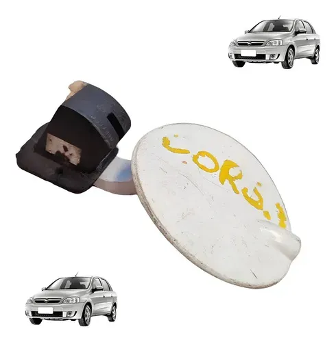 Portinhola Tanqur Combustível Novo Corsa Montana 2003 A 2011 Branco 2011