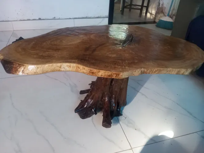 Mesa de centro rústica