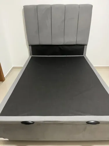 Cama casal box baú com cabeceira