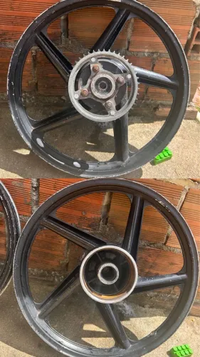 Vende-se ródão da titan 150, acompanha rolamento, espelho de freio e lona de freio.