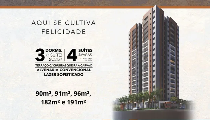 Lançamento Duplex na Cobertura 182m com 4 Suítes - a partir de R 1.909.342,00