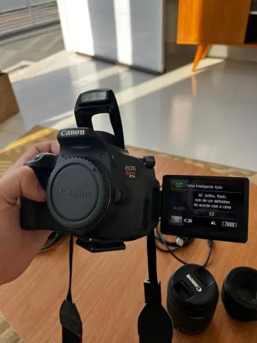 Canon EOS Rebel T5i - Kit Completo | Impecável | Touch Screen