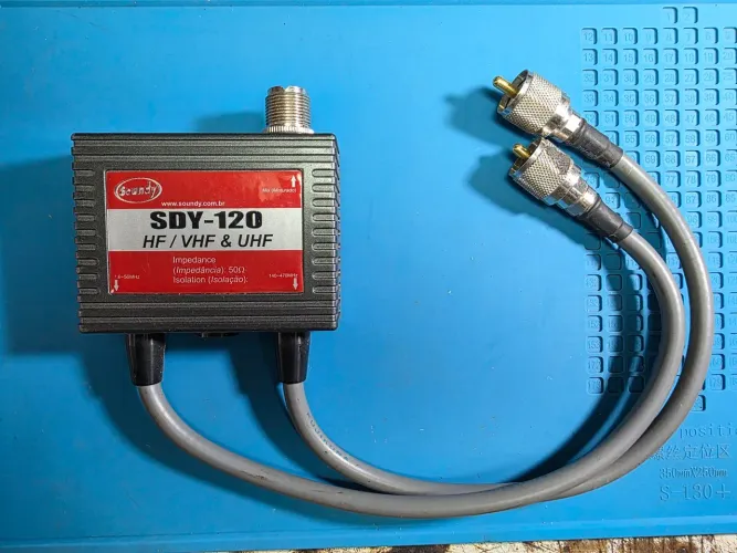 Duplexer Soundy SDY-120 HF/VHF/UHF seminova