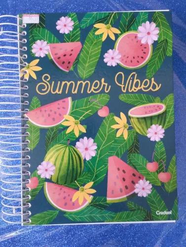 Caderno 20 matérias feminino summer